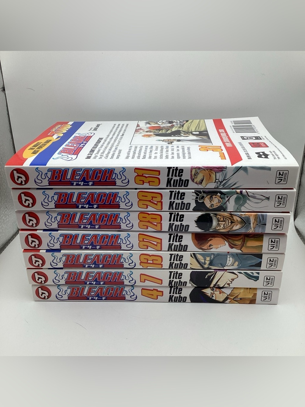 Bleach Manga Lot Vol 4 7 13 27-29 31 English Tite Kubo Viz Shonen Jump